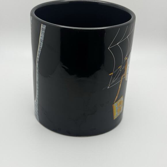 Halloween Coffee Mug Cracker Barrel Spider Web Moon "Eek" Wendy Bentley Spooky - Picture 3 of 13